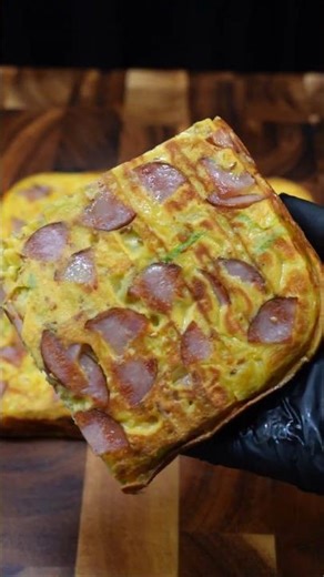 No Oven Needed! 🍕 Zucchini & Potato Pizza with Ham (Crispy & Cheesy)#asmr #cooking