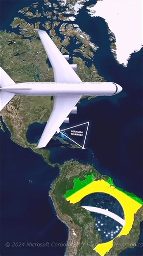 Bermuda Triangle Mystery 😱! # facts #shorts