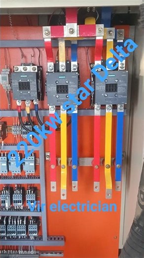 #220kw star Delta panel #panel #panelwiring #panelwork