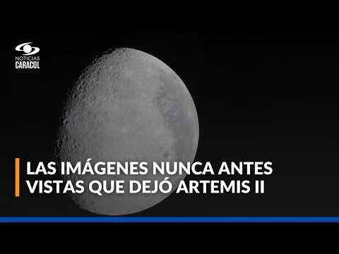 ¡Misión cumplida! Las imágenes extraordinarias e inéditas que dejó el viaje de Artemis II a la Luna