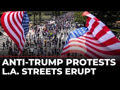 LA Anti-Trump Protests LIVE: Massive Crowds Flood Streets Against Trump Policies | ANTI-ICE Rally