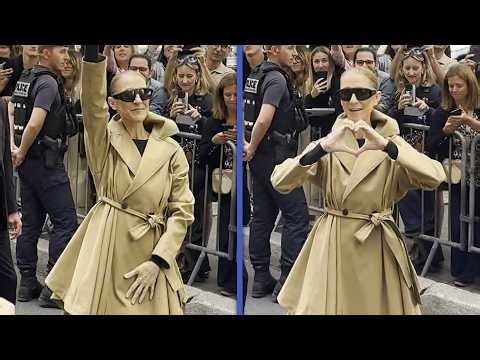 Celine Dion Arrives in Paris Ahead of Comeback Concerts