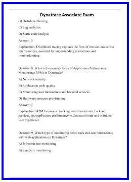 Dynatrace Associate Exam 636x882