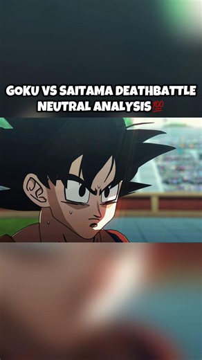 Yo they went crazy on this🔥A little too much grace for Saitama🤷🏿‍♂️ but as long as the outcome is correct it’s ok. Crazy visuals. #goku #saitama #dragonballsuper #deathbattle #onepunchman dbz opm