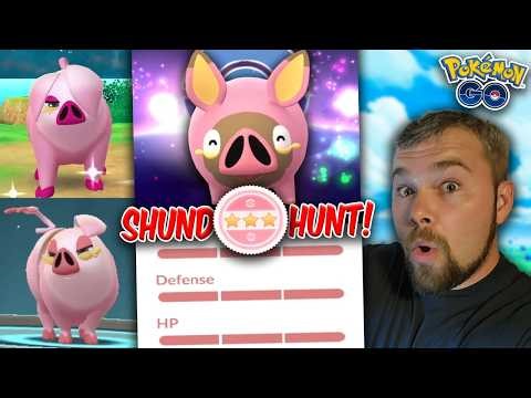 Shundo Lechonk Hunt! I Got Some Awesome Stuff! (Pokémon GO)