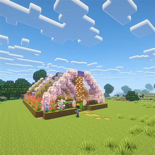 Minecraft: Garden Tutorial #minecraft