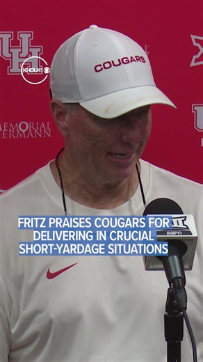 Willie Fritz praises Cougars’ execution in crucial short-yardage situations