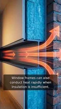 Thermal Bridging — Why Heat Escapes Through Steel & Concrete🏢🔥 #thermalbridging #energyefficiency