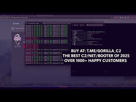 GORILLA C2 SHOWCASE | BEST IP STRESSER 2026 | BUY BOTNET BUY DDOS | DDOS ATTACK | BOTNET | C2 DDOS
