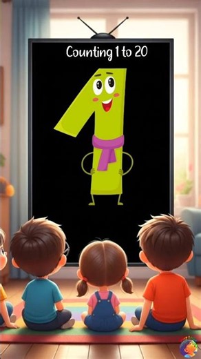 counting from 1 to 20 fun counting song for kids #kidslearning #counting