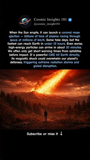 If the Sun Hits Earth… You’d Only Get Minutes