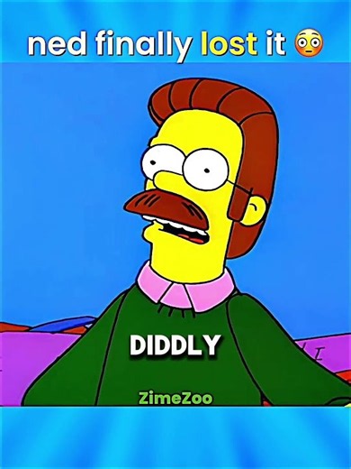 The Real Reason Ned Flanders Never Gets Angry 👀 #shorts #HurricaneNeddy #TheSimpsons