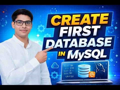 Creating First Database in MySQL | Create Database Step-by-Step | MySQL Beginner Tutorial
