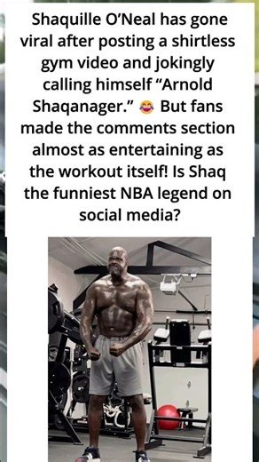 Shaq Posted ONE Gym Video—and Fans Went Wild 😂