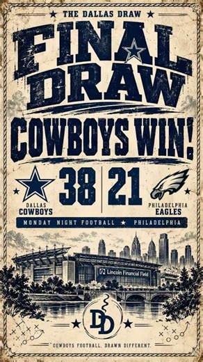 COWBOYS SILENCE PHILLY! 😤 Dallas Beats Eagles 38-21