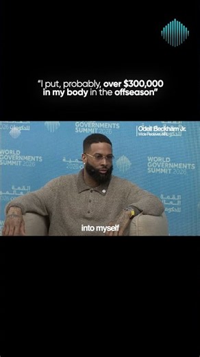 Your Body Is An Investment | Odell Beckham Jr. - World Governments Summit