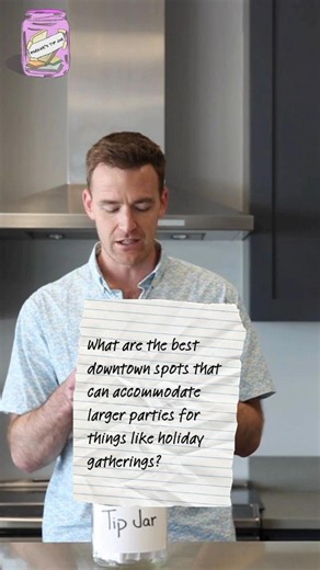 Which downtown Charleston restaurants are best for large parties?