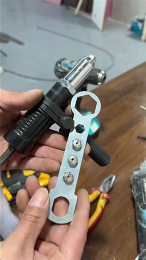 ⚡ Last Day 47% OFF 🔥 Professional Electric Rivet Gun Adapter Kit