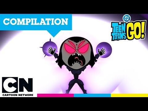 Top 5 FIGHTS Compilation! 🪓⚔️ (Raven goes BRUTAL) |Teen Titans Go | Cartoon Network UK