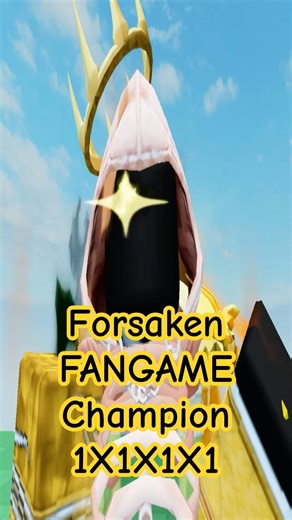 Forsaken Fangame Champion 1x1x1x1 Returns! | Model Showcase (ForsakenED) #roblox #forsaken