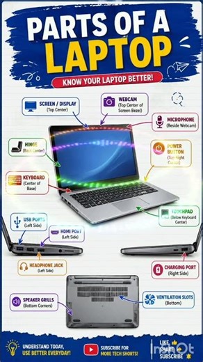Parts of a Laptop Explained Easy Way