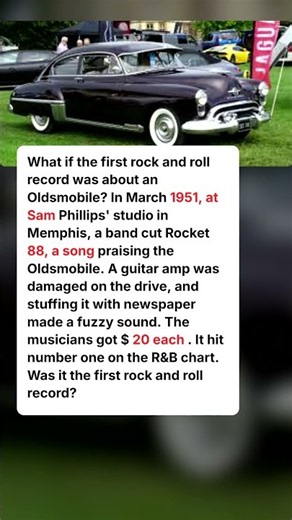 Oldsmobile's Rocket 88 Song May Have Started Rock