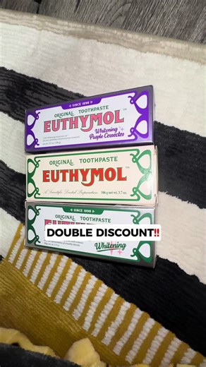 Love this whitening toothpastes! @euthymol.us Deal’s about to end! #euthymol #euthymolus#euthymolGMVchallenge #TikTokShopJumpstartSale #newyearnewme