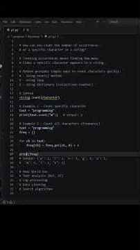 Count Characters in Python 🔥 | string.count() Explained in 60 Seconds #hitcodear #coding #python