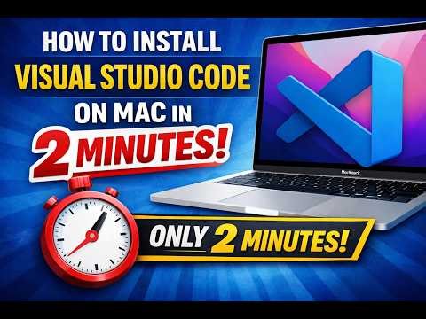 🚀 How to Install Visual Studio Code on Mac in 2 Minutes | Run VSCode on macOS (2026) | CS Pathfinder