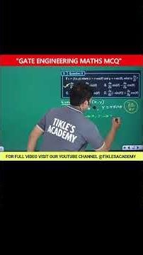 Partial Differentiation MCQ 5 🔥 | Engineering Maths #shorts