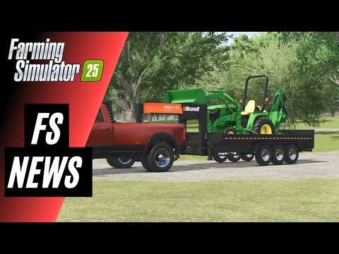 FOUR MASSIVE American Maps, John Deere Yard Tractor, PLUS MASSIVE Bulk Trailer!! | FS News