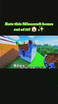 🏠 Minecraft House Building Tutorial | Step-by-Step Modern House 🏠#shortvideo#minecraft#Block& Build