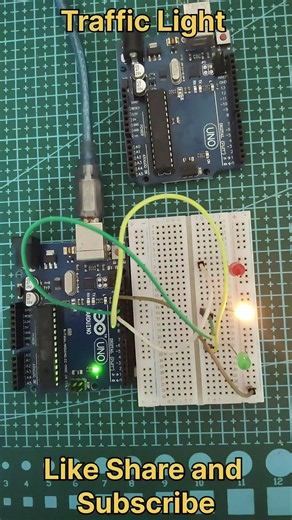 Arduino Traffic Light Project 🚦 | Arduino Uno LED Traffic Signal | Beginner Electronics Project