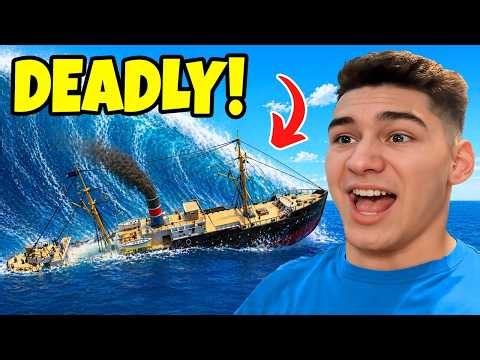 OLD Ship DESTROYED in North SEA! Stormworks