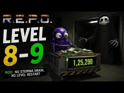 R.E.P.O .Solo Gameplay| Hardest 😵‍💫 Level 8-9|I Am Beaten World Record?🤔|