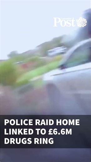 Footage shows the moment police raid a Lancashire home connected to 33 arrests and £6.6M drugs ring