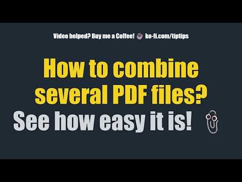How to combine several PDF files? See how easy it is! 📎