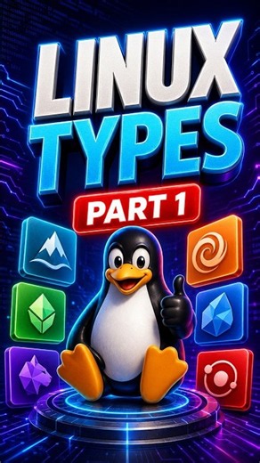 Linux Types Explained – Part 1 | Popular Linux Distributions 🐧
