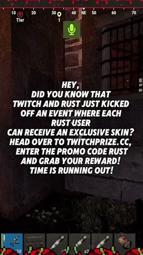 🎁 the creators of Rust and Twitch just released fan-only rewards with Twitch drops