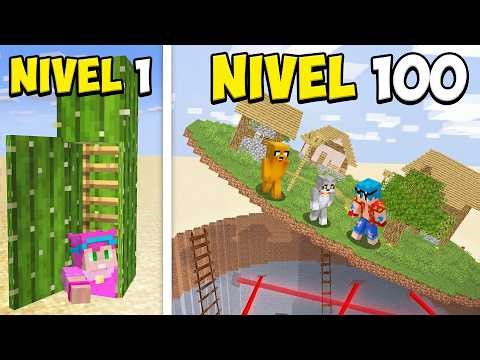 Construí 100 BASES SECRETAS para Trolear a Mis Amigos en Minecraft 😂 LA PELICULA
