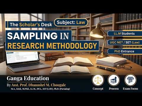 Sampling in Research Methodology | Types, Techniques & Importance | Law | UGC NET/SET/PhD