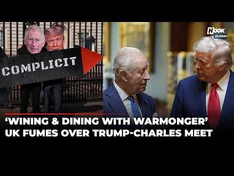 Massive Protest Rocks Buckingham Palace As King Charles-Trump Meet Faces Backlash | World News