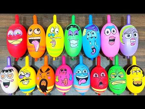 Glossy Slime Mixing LIVE With Balloons, Beads & Piping Swirls #266