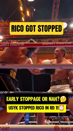 Did Rico get STOPPED TOO EARLY?😳 Live on @DAZNBoxing