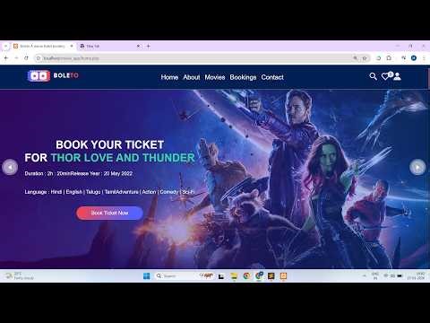 Build & deploy Full stack movie ticket booking Website using HTML CSS JS PHP & MySQL (FULL TUTORIAL)