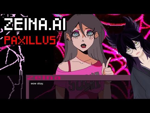 Vtuber plays Indie Game Zeina.AI by paxillus