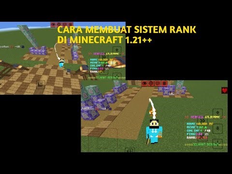 CARA MEMBUAT SISTEM RANK DI MINECRAFT 1.21++