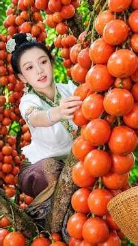 Wonderful fruit that bring relaxation 🍒 #fruit #nature #farming #vegetables #satisfying #foryou