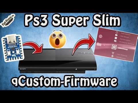 No more HEN needed! PS3 Super Slim Modchip with Raspberry Pi Pico Zero [Port Repair]