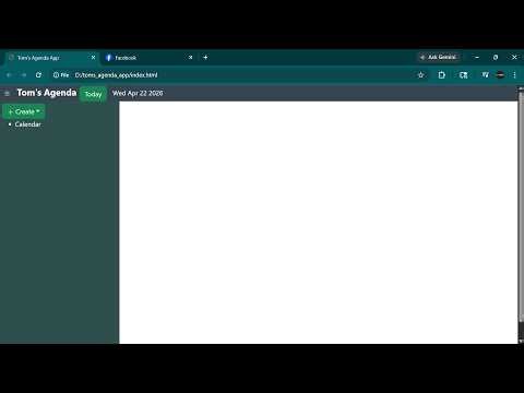 Tom's Agenda App Update